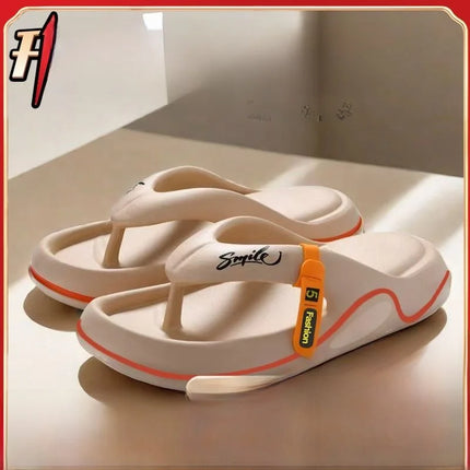 Infradito EVA da uomo estive con fondo spesso, antiscivolo, anti-odore, comode, per esterni, stile giovanile di tendenza