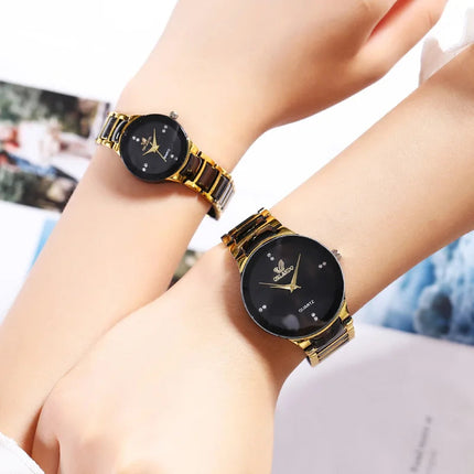 ORLANDO Orologi di lusso da uomo Nuovo arrivato Orologio da polso in acciaio al quarzo oro nero freddo Squisito orologio Masculino Relogio Orologio di moda platinumshop