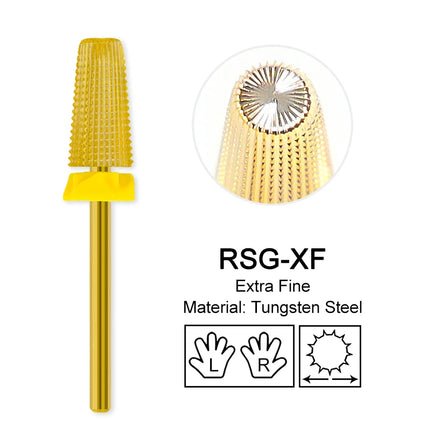 Carbide Large Cone Nail Drill Bits Electric Milling Cutter For Gel Polish Removal Grinding DIY Home Salon Manicure Pedicure Nail Art Accessories Supplies