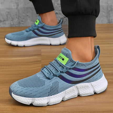 Scarpe sportive Casual da uomo Sneakers leggere e traspiranti appartamenti antiscivolo Outdoor Running Walking Tenis scarpe da Jogging atletiche