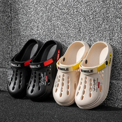 Ciabatte Unisex in EVA Traspiranti Antiscivolo con Suola Spessa, Scarpe Forate ad Asciugatura Rapida, Ciabatte Casual per Uomo e Donna, Ideali per Spiaggia, Giardino e Attività all'Aperto