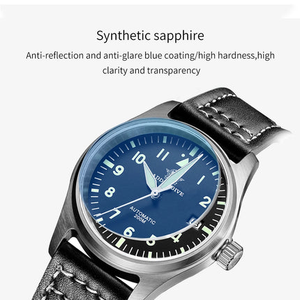 ADDIESDIVE Watches For Men C3 Super Luminous 200m Waterproof  Japan 8215 316L Stainless Reloj Hombre Automatic Mechanical Watch