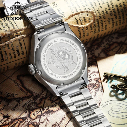ADDIESDIVE Luxury Men's Watch MY-H9 Sapphire Crystal Ceramic Bezel 200m Waterproof Retro Luminous Diving Mechanical Wristwatch