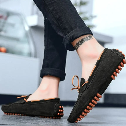 Scarpe casual da uomo Mocassini in pelle scamosciata Scarpe classiche in pelle Scarpe da guida morbide Mocassini di lusso Slip on caldi Scarpe da uomo Taglie forti 38-49