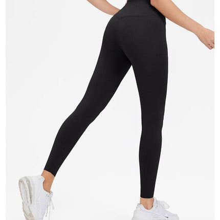 AL Women's High-Waist Airlift Yoga Leggings - Solid Color Tight Workout Pants for Pilates, Exercise & Street Style PlatiNum