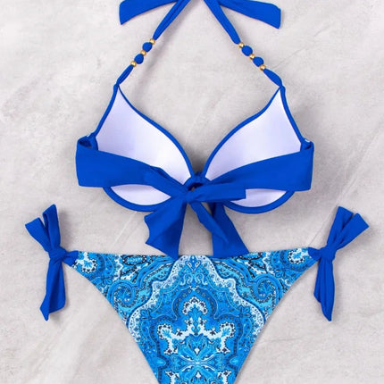 Sexy Push Up Bikini 2024 Costume da bagno donna Due pezzi Costumi da bagno Perizoma femminile Bikini Set Nuoto per costumi da bagno Biquini brasiliano platinumshop