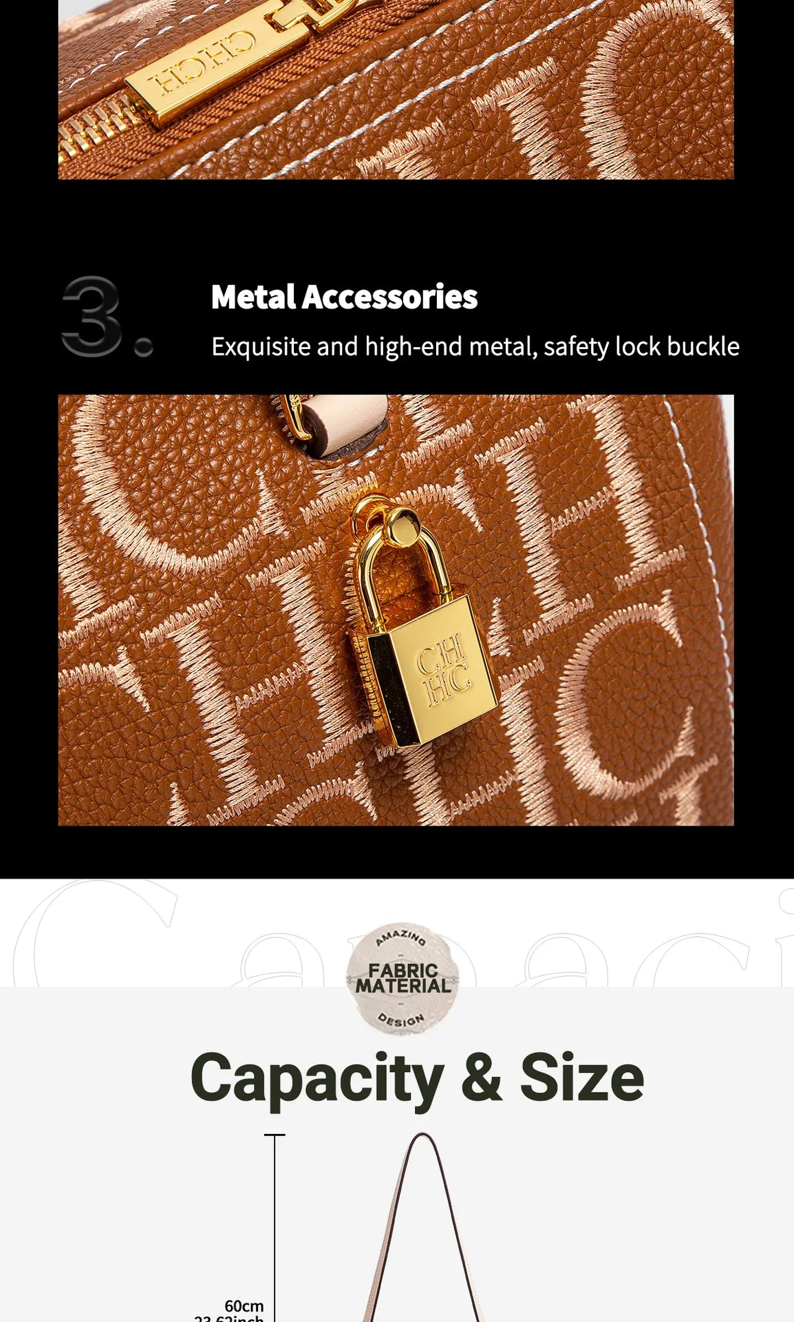 2025 Autumn/Winter New Handbag High-end Embossed Large Capacity Square Bag Women's Shoulder Bag