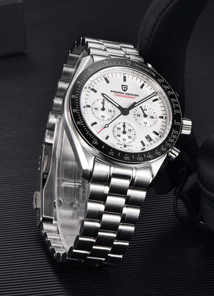 PAGANI DESIGN V5 PD1701 Orologi lunari Orologio al quarzo di lusso per uomo Cronografo sportivo con vetro zaffiro AR 100M impermeabile 2025