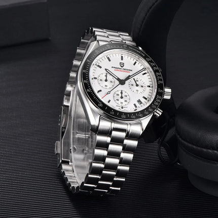 PAGANI DESIGN V5 PD1701 Orologi lunari Orologio al quarzo di lusso per uomo Cronografo sportivo con vetro zaffiro AR 100M impermeabile 2025