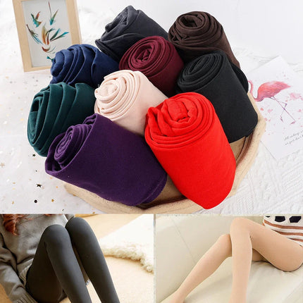 2025 New Thick Thermal Tights Stockings Women Warm Winter Sexy Pantyhose Leggings Female High Waist Elastic Slim Pantyhose PlatiNum