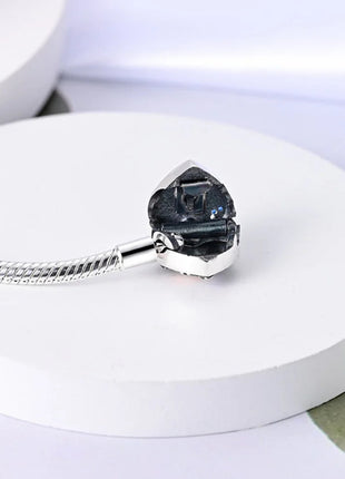 Nuovo Bracciale Originale in Argento 925 con Quadrifoglio Portafortuna e Catena a Serpente, Adatto per Gioielli Fai-da-Te da Donna PlatiNum