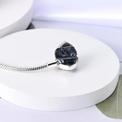 Nuovo Bracciale Originale in Argento 925 con Quadrifoglio Portafortuna e Catena a Serpente, Adatto per Gioielli Fai-da-Te da Donna PlatiNum