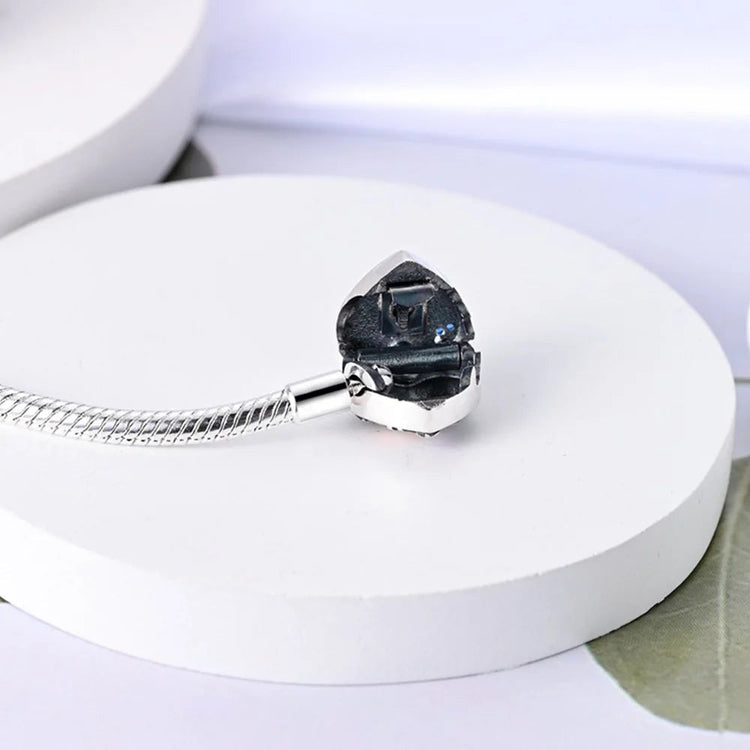 Nuovo Bracciale Artigianale Originale in Argento 925 con Charm, Liscio e Morbido, a Osso di Serpente, per Donna - Regalo 2026 PlatiNum