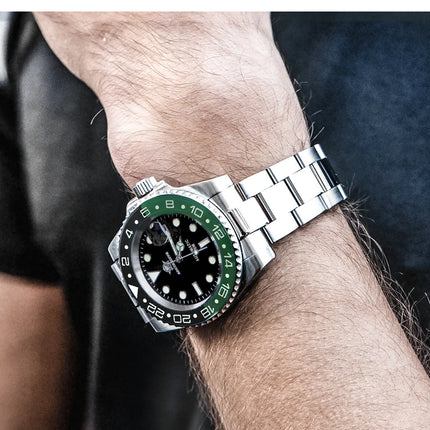 ADDIESDIVE Men's Watch NH35 Automatic Luxury Sapphire Crystal 200m Waterproof Luminous Date Stainless Watches Relogios Masculino