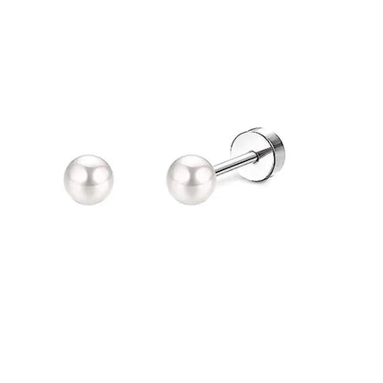 2 pz/set In Acciaio Inox Cuore Luna Earbone Della Vite Della Vite Della Sfera Orecchini con perno per Le Donne di Modo Dell'orecchio Trago Cartilagine Body Piercing platinumshop