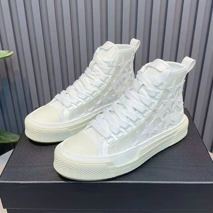 Canvas shoes, women's shoes, classic low top thick soled men's couple retro board shoes, high top versatile casual shoes