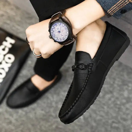 Mocassini da Uomo di Lusso in Pelle PU, Moda Casual, Nuovi Modelli 2026, Comodi e di Alta Qualità, Scarpe da Guida e Sneakers