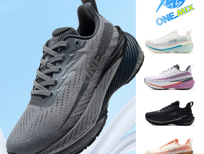 ONEMIX Scarpe da fondo Scarpe da ginnastica maschili antiscivolo Sport all'aria aperta Scarpe da jogging da passeggio per uomo Scarpe da trail running di alta qualità PlatiNum