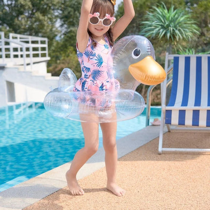 Rooxin Flamingo Nuoto Cerchio Bambino Infantile Galleggiante Piscina Anello di Nuoto Con Parasole Sedile Galleggiante Estate Spiaggia Piscina Festa Giocattoli