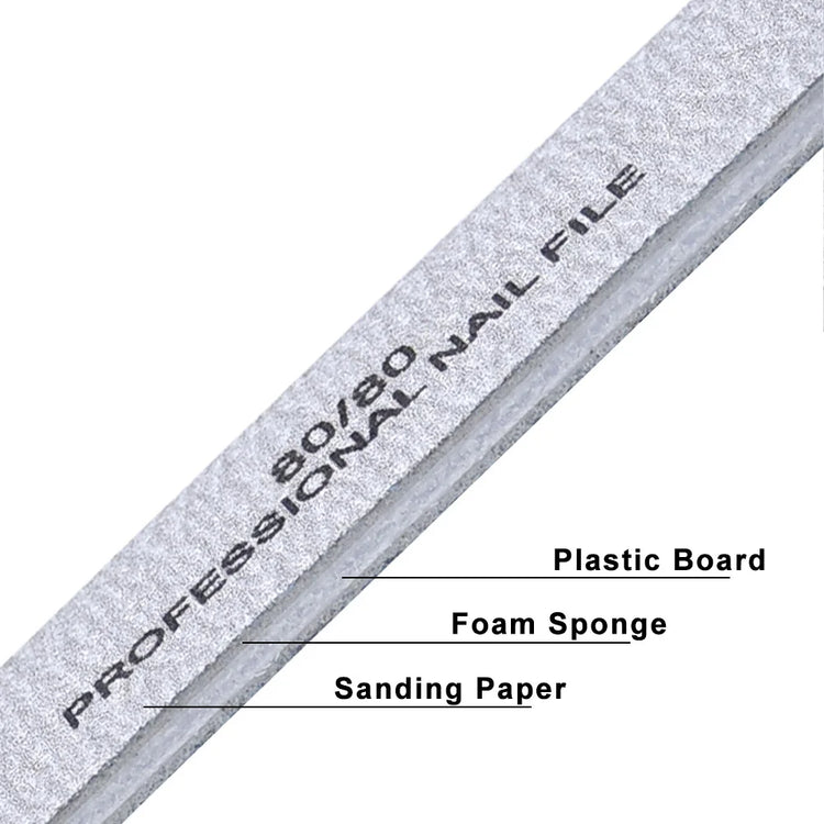 1000Pcs Big Size Nail Tools Nail Files for Nail Coarse File  Emery Board Manicure Nail Buffer