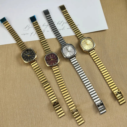 Orologio da donna di lusso cinturino regolabile in acciaio inossidabile orologi da polso al quarzo orologio da donna Dropshipping Reloj Mujer Relogio Feminino platinumshop