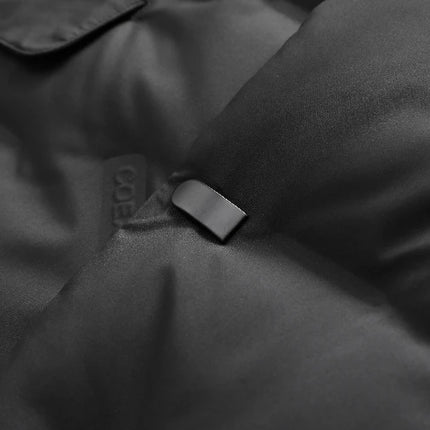 Minglu Autumn Winter White Duck Down Men's Jackets High Quality Solid Color Detachable Collar Single Breasted Male Coats 4XL