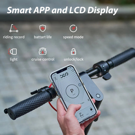 Scooter elettrico W8 Motore da 9,3 pollici 750W 48V14Ah Doppia sospensione 30-40 km Portata 40 km/h Velocità Pneumatici fuoristrada con APP E Scooter platinumshop