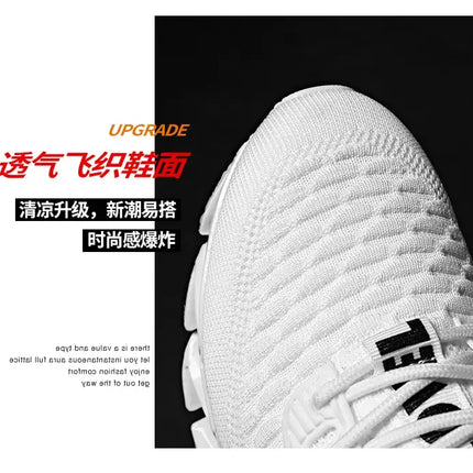 Scarpe da uomo Moda Mesh Traspirante Scarpe da ginnastica di alta qualità Piattaforma Suola morbida Tendenza casual Scarpe da corsa versatili Tenis Masculino