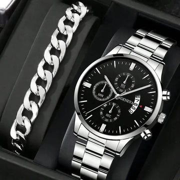 Orologio da uomo alla moda Orologio da polso al quarzo con calendario di lusso Orologi da lavoro Orologio da uomo Orologio da polso con cinturino maschile platinumshop