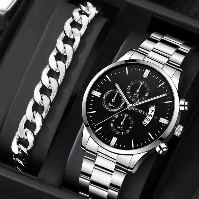 Orologio da uomo alla moda Orologio da polso al quarzo con calendario di lusso Orologi da lavoro Orologio da uomo Orologio da polso con cinturino maschile platinumshop