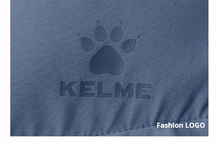 KELME Men's Thermal Down Jacket Outdoor Running Windproof Fleece-Lined Thickened Training Jacket пуховик женский