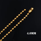 Larghezza 4.0mm / 14-inch (35 cm) / Gold