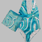 scarf swimsuit 14 / L