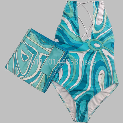 Costumi da bagno di lusso da donna con sciarpa nera e logo firmato, set bikini con fascia per capelli firmata da designer, abbigliamento da spiaggia platinumshop