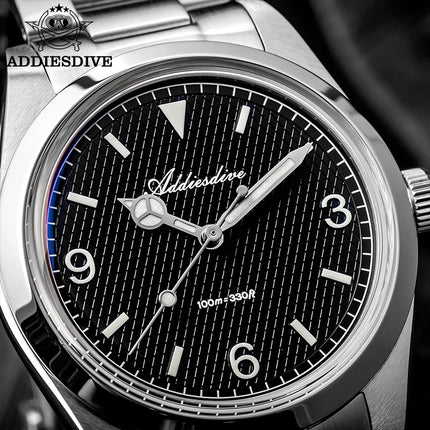 ADDIESDIVE 2025 NEW Watch For Men 316L Stainless Steel 10Bar Diving Luminous AD2096 Luxury Gift Quartz Wristwatch Reloj Hombre