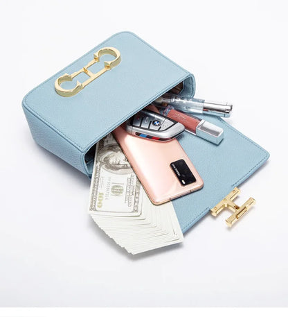 Carolina Herrera Elegante classico semplice tinta unita versatile casual da donna nuova borsa a tracolla di lusso leggera con una spalla