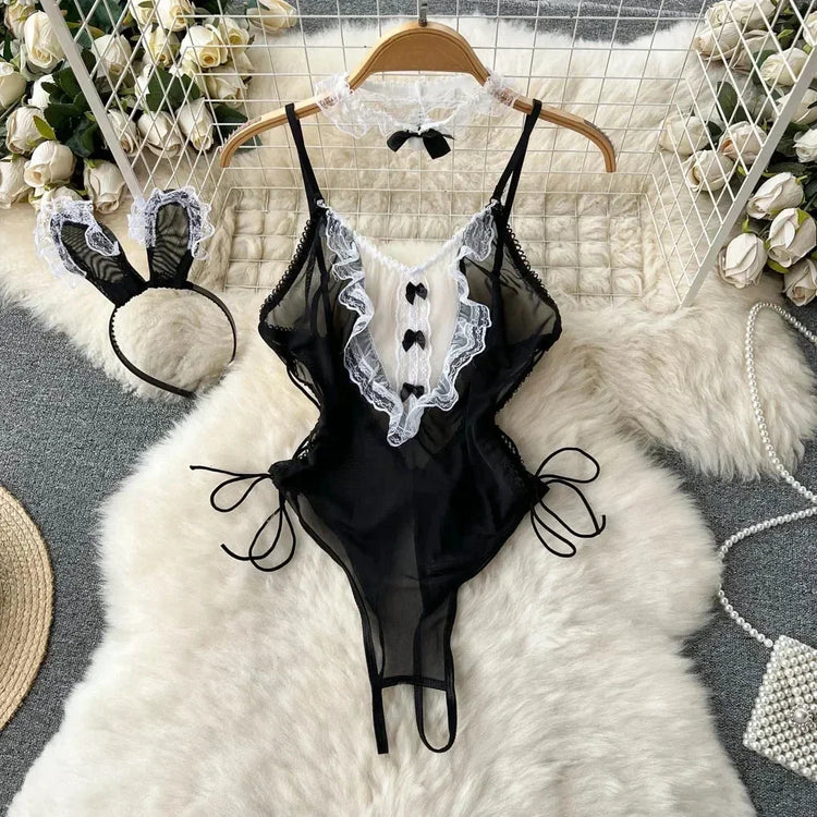 Tornova Sexy Uniform Lingerie Set Women's Underwear Sexy Lingerie Outfit Bra Sexy Set Lingerie Exotic Play Uniform Underwear Set