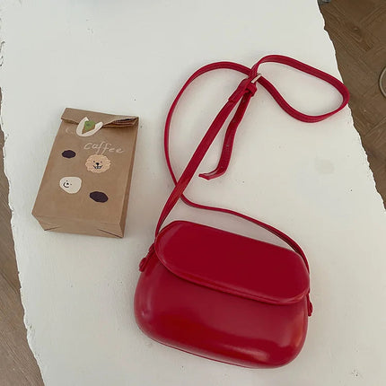 Womens Small Messenger Bag Solid PU Leather Shiny Shoulder Bag Fashion Saddle Bags Flip Buckle Phone Coin Purse Lipstick Storage PlatiNum