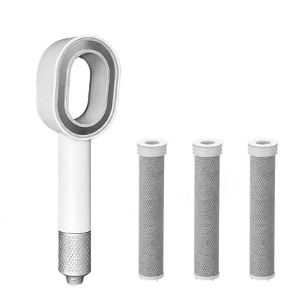Filtro di lusso per soffione doccia Filtro in fibra di carbonio ad alto rendimento Filtro per acqua doccia per rimuovere fluoruro di cloro e acqua dura