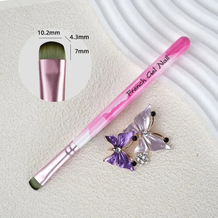 8 Styles Multi Color Gel Nail Art Brushes Professional Painting Tools For Gel Nail Extension Acrylic Nails Builder Nail Accessories 2027