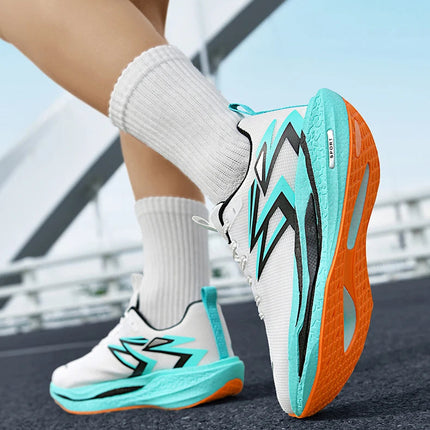 2026 NEW Men Sports Running Shoes Off Marathon Breathable Light Comfortable Women Athletic Sneakers Jogging Tenis Air Cushion PlatiNum