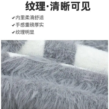 2026 Winter Fashion Sweater Men Casual Knit Pullovers Mens Thick Warm letter pattern Sweaters Men's Daily Warm sweaters male