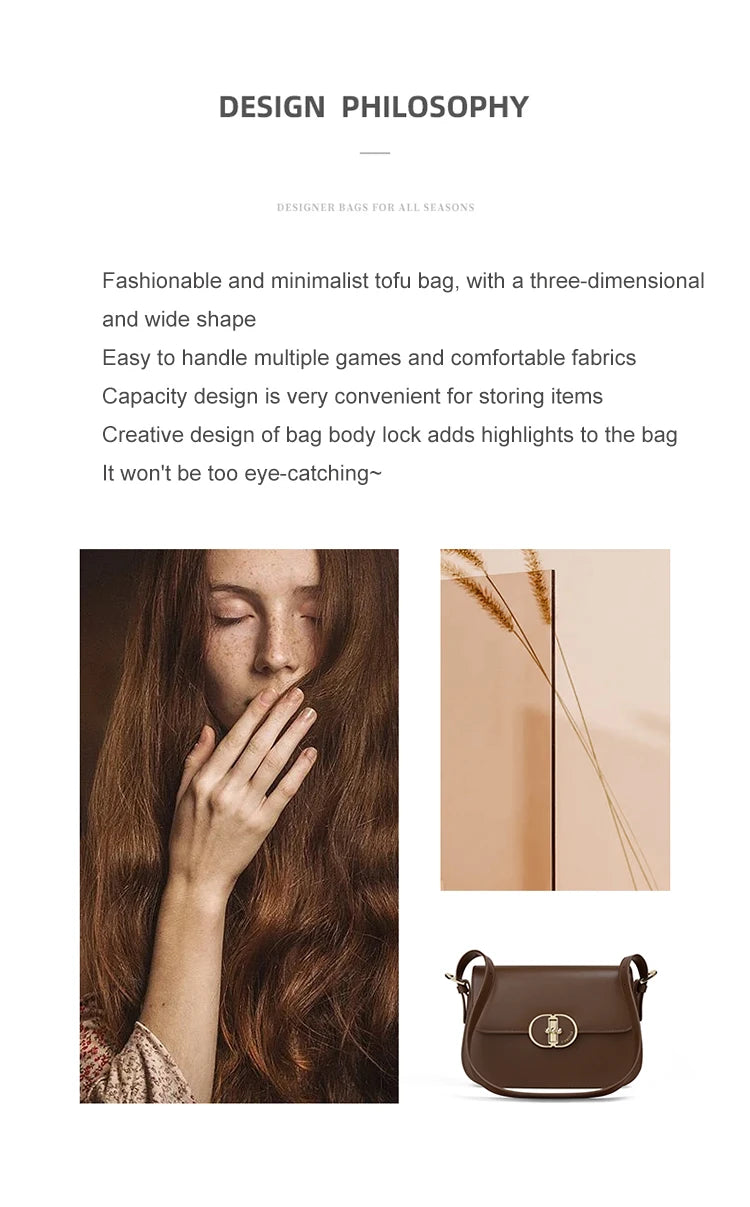 FOXER Brand Split Leather Women's Shoulder Bag 2025 New Luxury Design Female Retro Crossbody Purse Gift for Mom