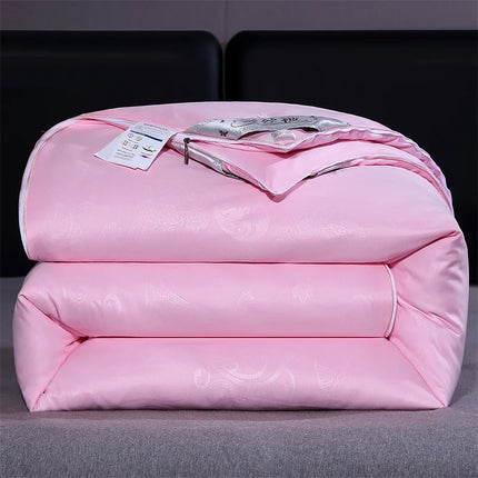 Piumino in seta di gelso naturale piumino matrimoniale King Size di lusso trapunta invernale estiva biancheria da letto singola coppia biancheria da letto