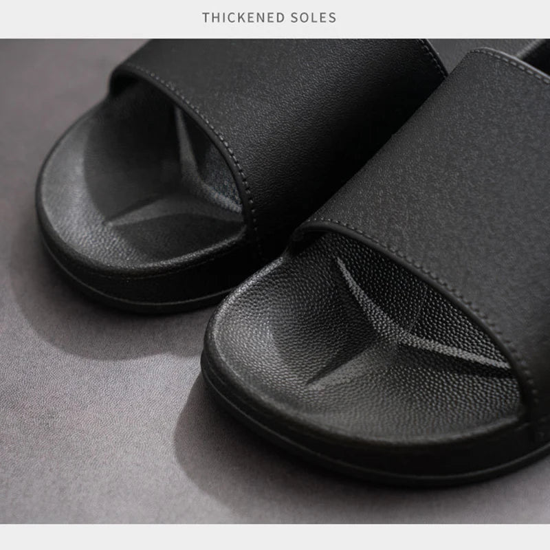 Bebealy Summer Fashion Women's Slippers Comfortable Women Sandals Indoor Non-slip Waterproof Bathroom Slippers Casual Shoes