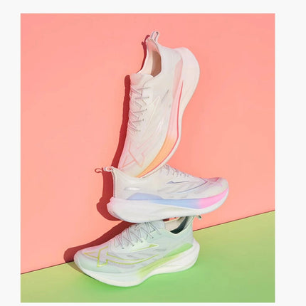 Xtep 2000KM 2.0 Running Shoes Women  Summer Shock Absorption Professional TPU Sneakers 876218110044 (suggest half size down) PlatiNum