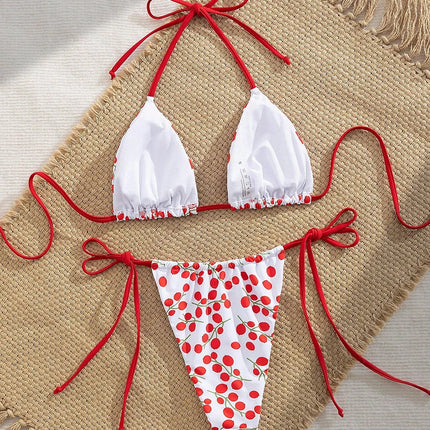 Costume da bagno donna micro bikini sexy 2026 Trend bikini perizoma in due pezzi Set costumi da bagno donna con lacci da spiaggia per costume da bagno donna PlatiNum