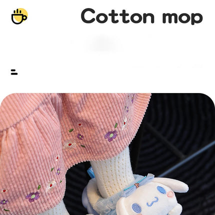 Winter Family Plush Slippers, Parent-Child Match Cartoon Indoor Home Shoes, Cozy Cotton-Lined Non-Slip Slides for All Ages