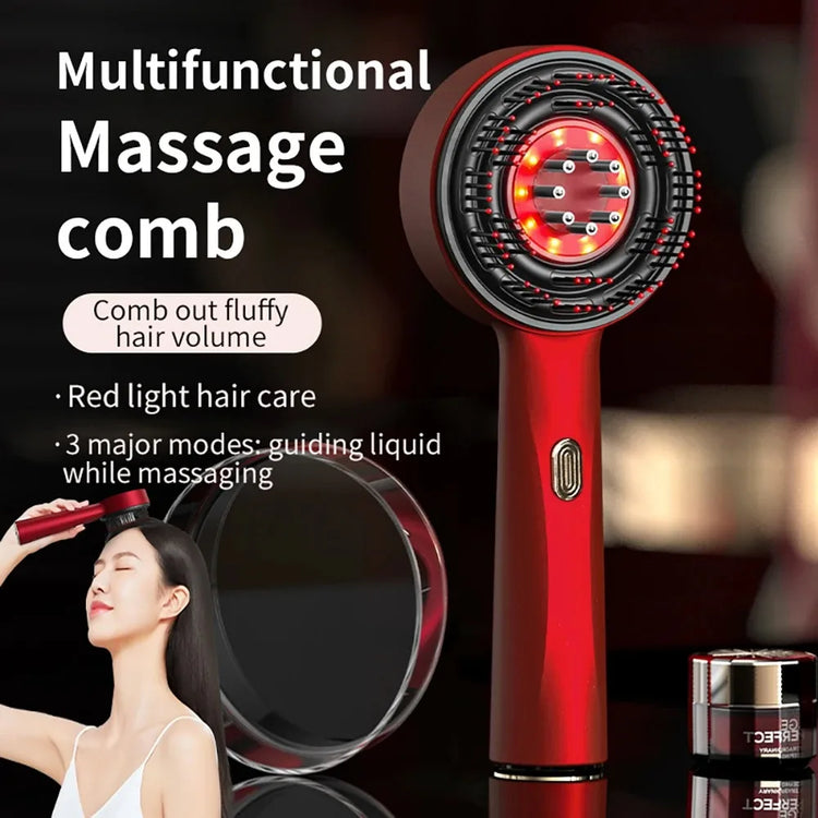 Factory Direct 2026 Electric Hair Regrowth Brush with Infrared Light Machine Acupoint Scalp Massage Anti-Hair Loss Exercise Hair