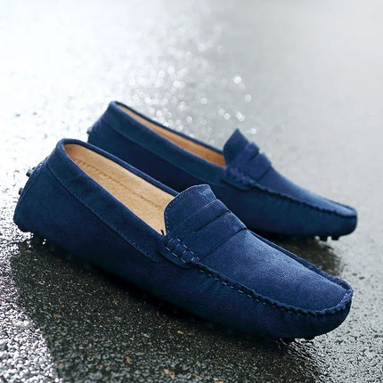 Scarpe casual da uomo Scarpe da uomo di moda Mocassini da uomo in vera pelle scamosciata fatti a mano Mocassini Slip On Scarpe basse da uomo Scarpe da guida maschili